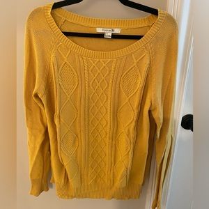 Forever 21 yellow crewneck sweater